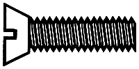 Heavy-Duty Brass Machine Screws – 3/8” x .047” – Pack of 12.